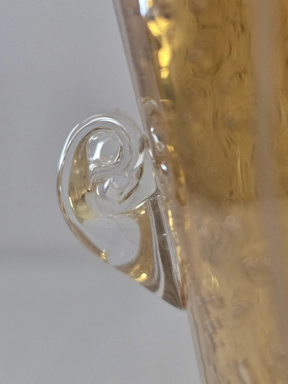 Vintage Murano Venini For Disaronno Amber Ice Bucket